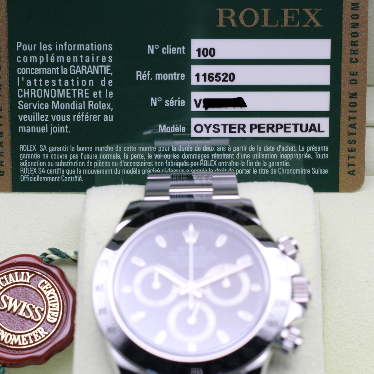 Rolex Daytona - 116520 - LC100