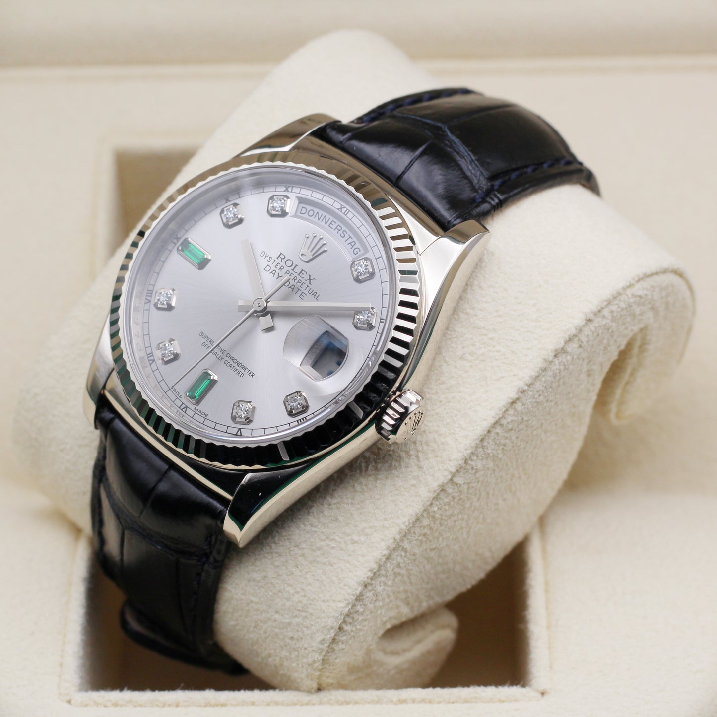 Rolex Day-Date 36 - 118139 - Factory Emerald Dial