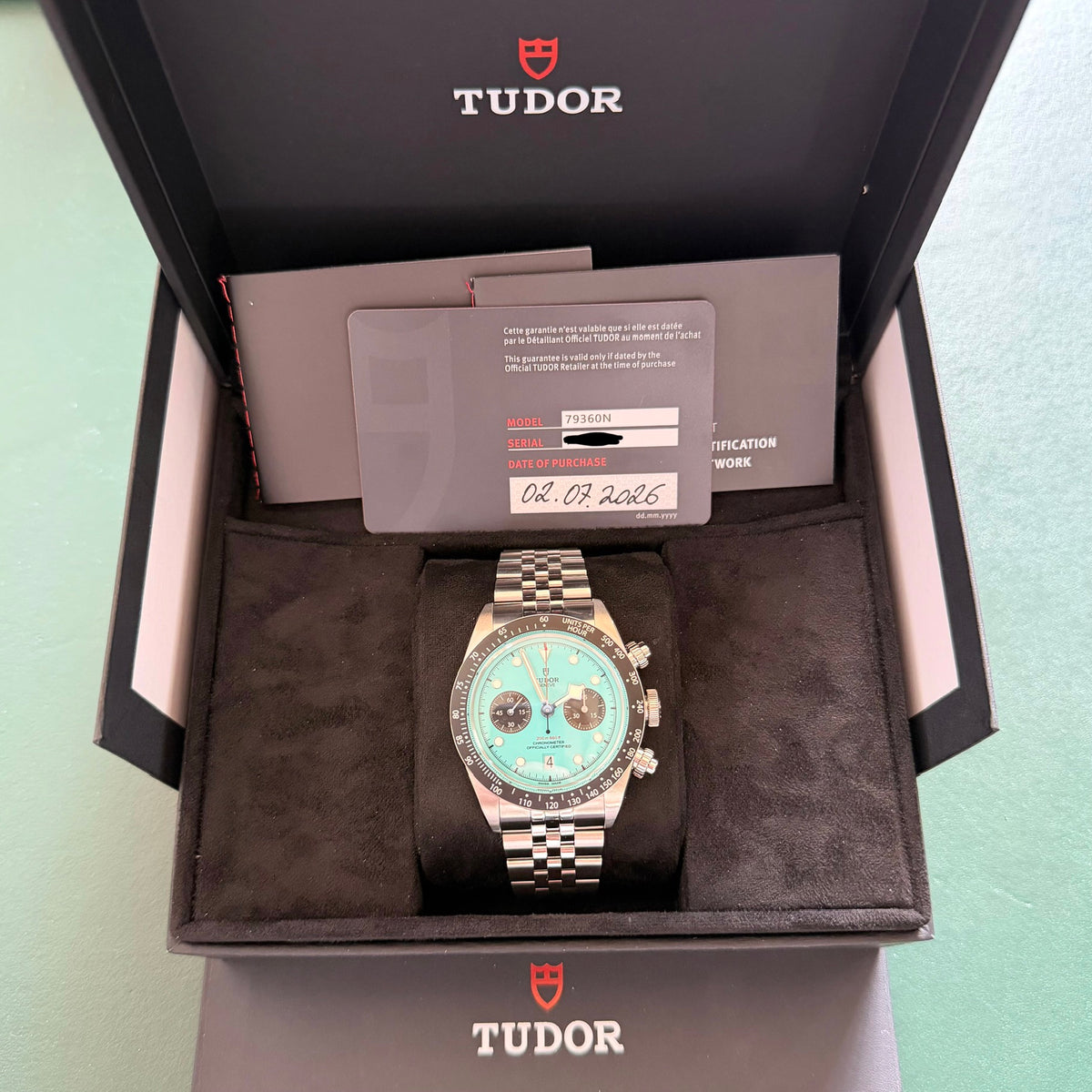 Tudor Black Bay Chrono „Flamingo Blue“ - M79360N-0024
