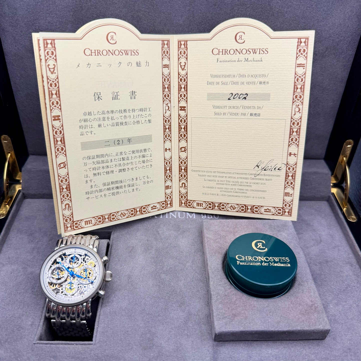 Chronoswiss Opus Platin - CH 7520 S