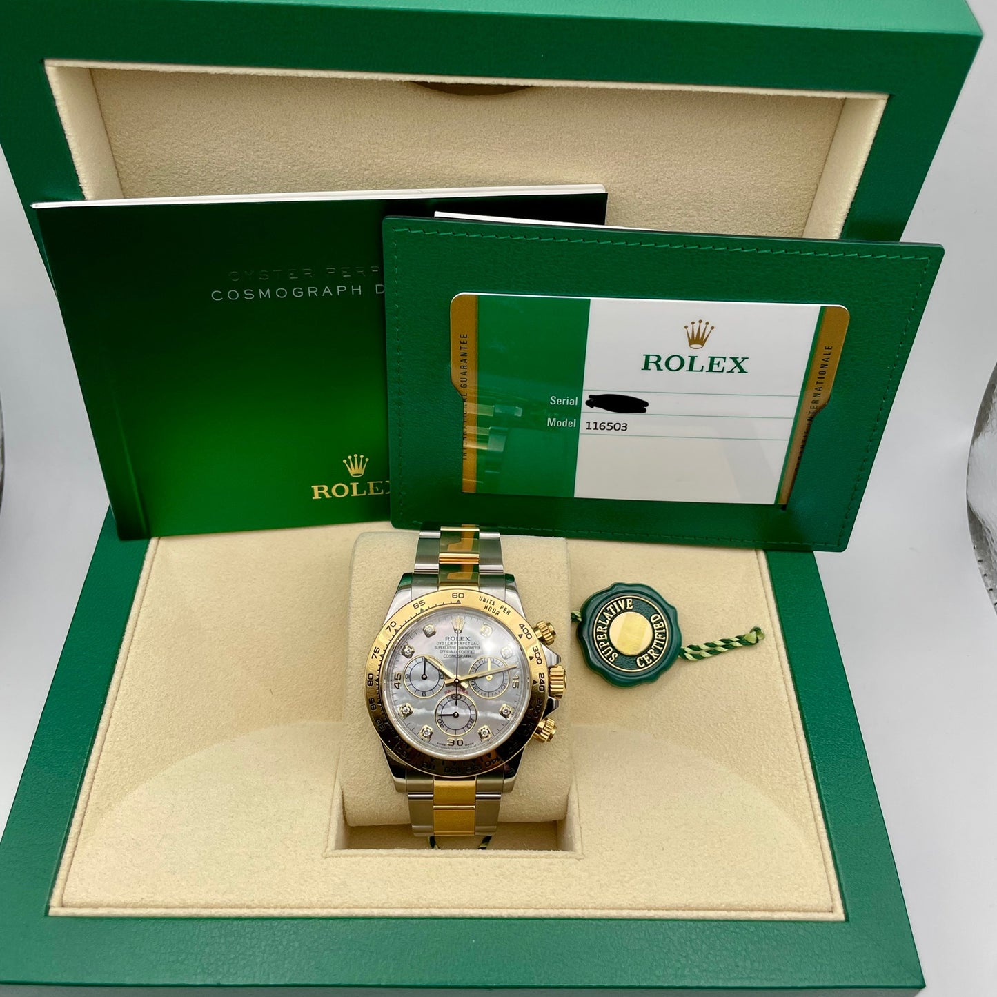 Rolex Daytona - 116503 - Factory MOP Dial