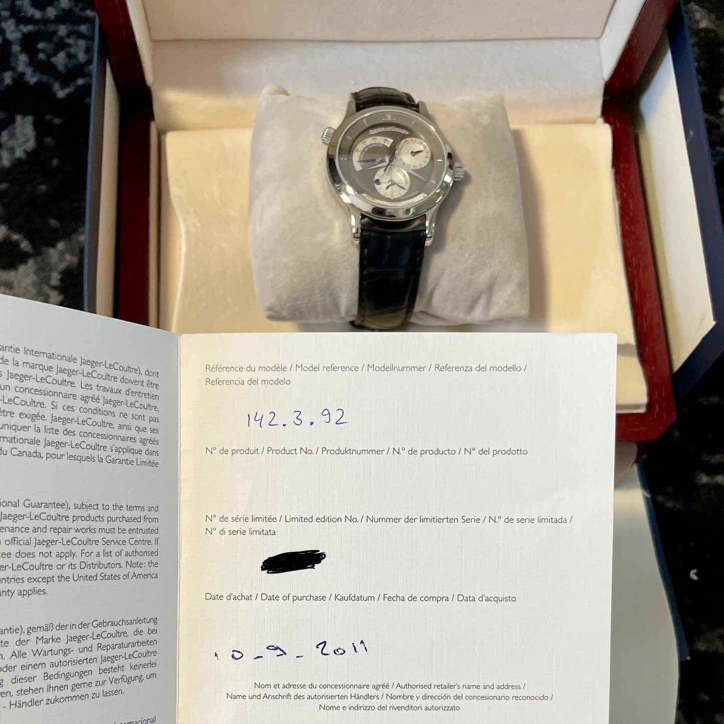 Jaeger-LeCoultre Master Geographic - 142.3.92